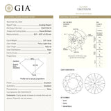 2.01ct 8.07x8.01x5.03mm GIA SI1 Fancy Light Grey Round Brilliant 18868-01 - MTD
