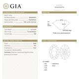 1.66ct 9.84x6.26x3.63mm GIA VS2 M Modern Antique Oval Brilliant 28039-01