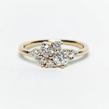 Snowscape Diamond Cluster Engagement Ring - MTD