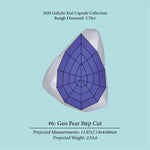 5.78ct VS2 C2 Pre - Cut Canadian Champagne Diamond 27941 - MTD