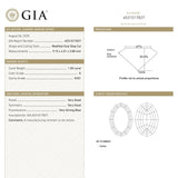 1.00ct 9.15x4.51x2.88mm GIA VVSI K Geo Oval Step Cut 28330-01 - MTD