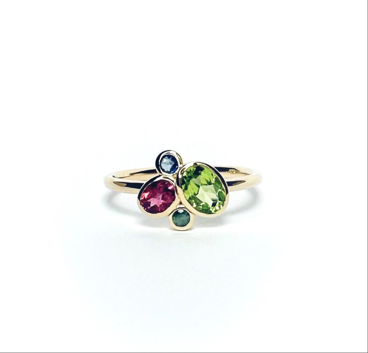 Blooming Meadow Bezel Set Cluster Ring - MTD