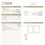 1.30ct 8.27x7.71x1.54mm GIA VS2 L Cut Corner Square Portrait Cut 28328-01 - MTD