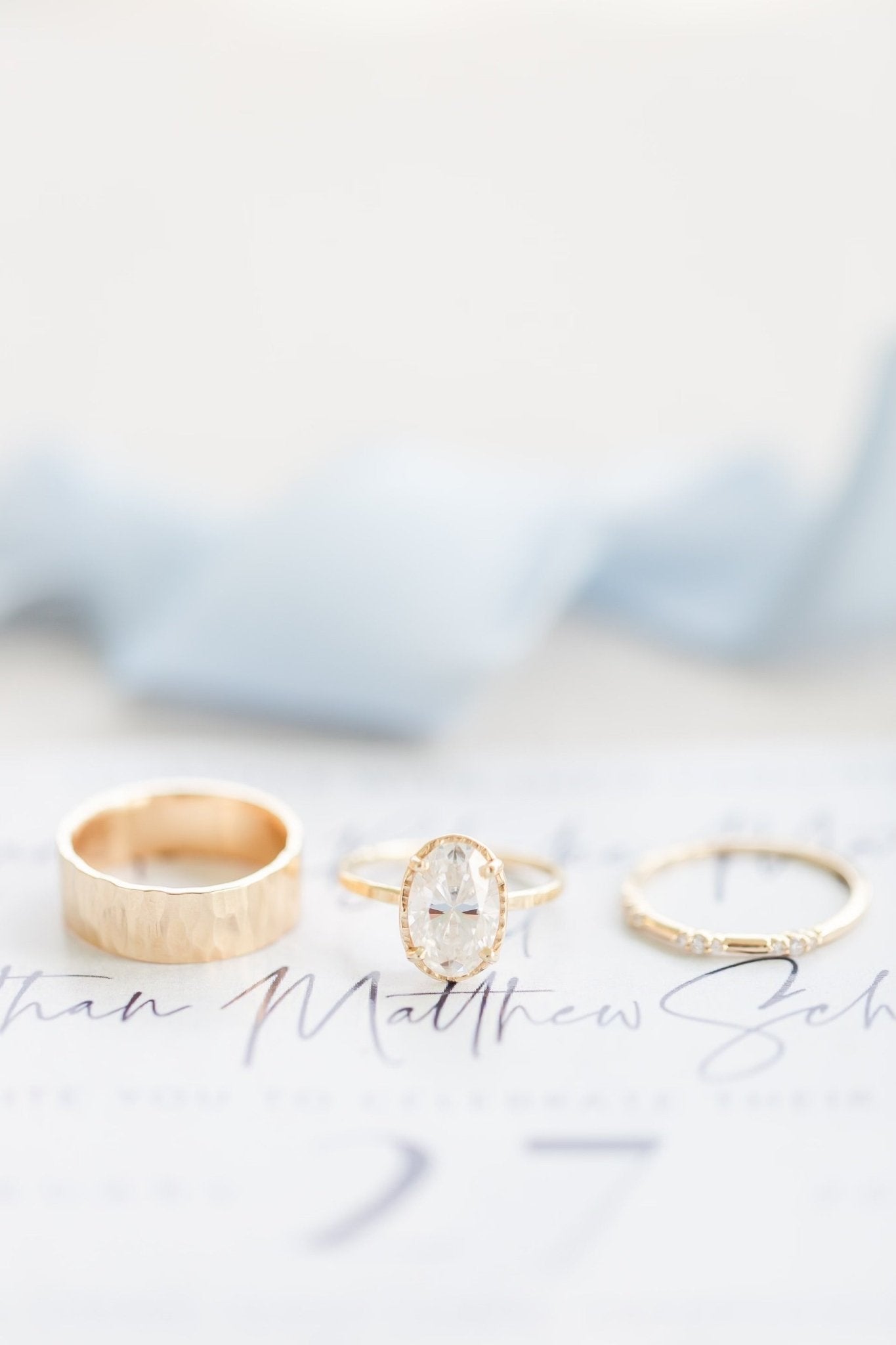 Madeline 3.5ct Elongated Oval Lab Diamond Engagement Ring - MTD