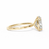 Alara Oval Diamond Claw Prong Engagement Ring