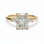 Haven Radiant Cut Three Stone Diamond Engagement Ring - MTD
