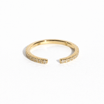Fiona Open Shank French Set Diamond Wedding Band - MTD