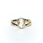 Caroline Oval Diamond Split Band Engagement Ring - MTD
