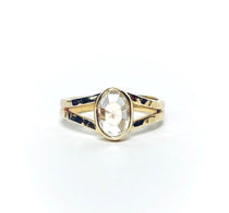 Caroline Oval Diamond Split Band Engagement Ring - MTD
