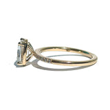 Dorothy Elongated Cushion Cut Diamond Engagement Ring