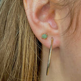 Harper Textured Round Gold Hoop Earrings - MTD