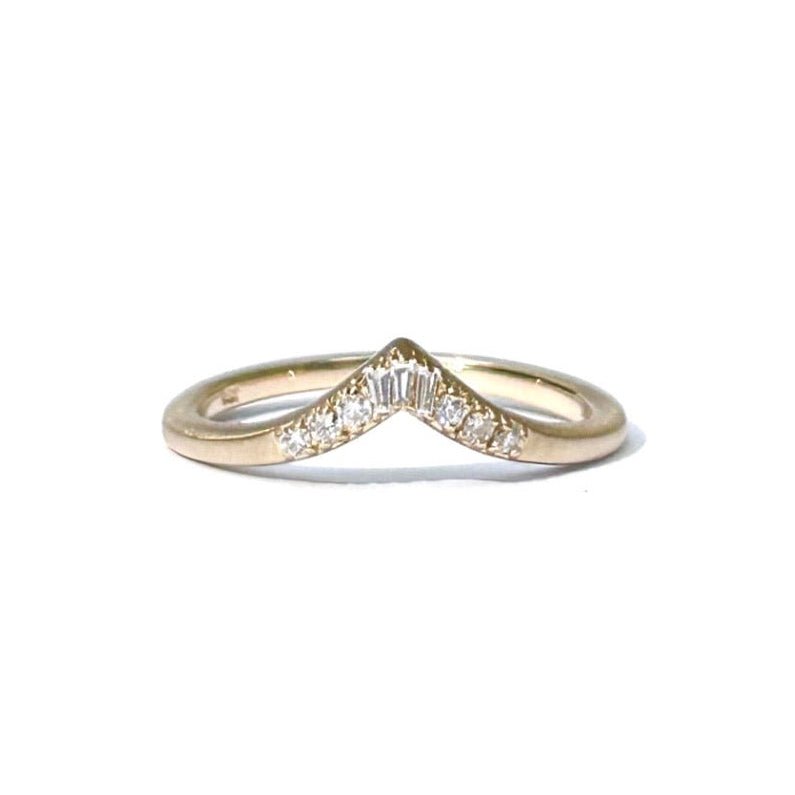 Beth V Diamond Wedding Band - MTD