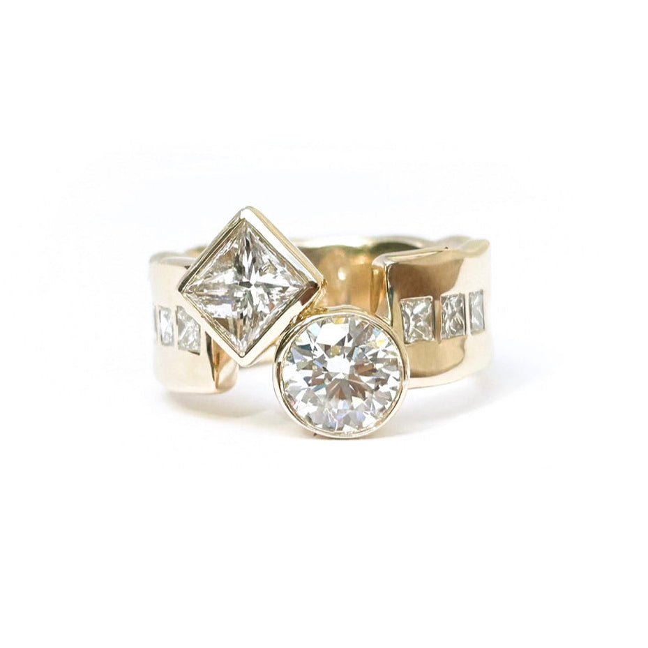 Reagan Toi Et Moi Diamond Engagement Ring - MTD