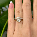 Andi Curved Diamond Wedding Band