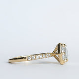 Morning Fog Salt and Pepper Diamond Engagement Ring - MTD