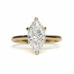 Belle Lab Grown Marquise Diamond Engagement Ring - MTD