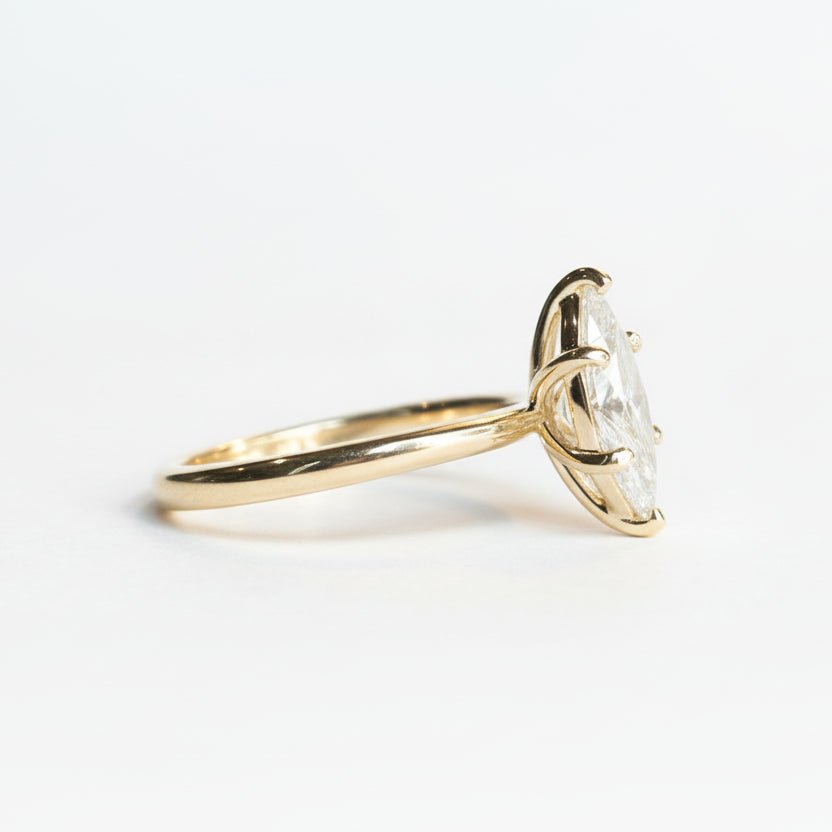 Belle Lab Grown Marquise Diamond Engagement Ring - MTD