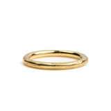 Cleo Hand Carved Yellow Gold Wedding Band - MTD