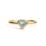 Isla Blue Sapphire Heart Engagement Ring - MTD