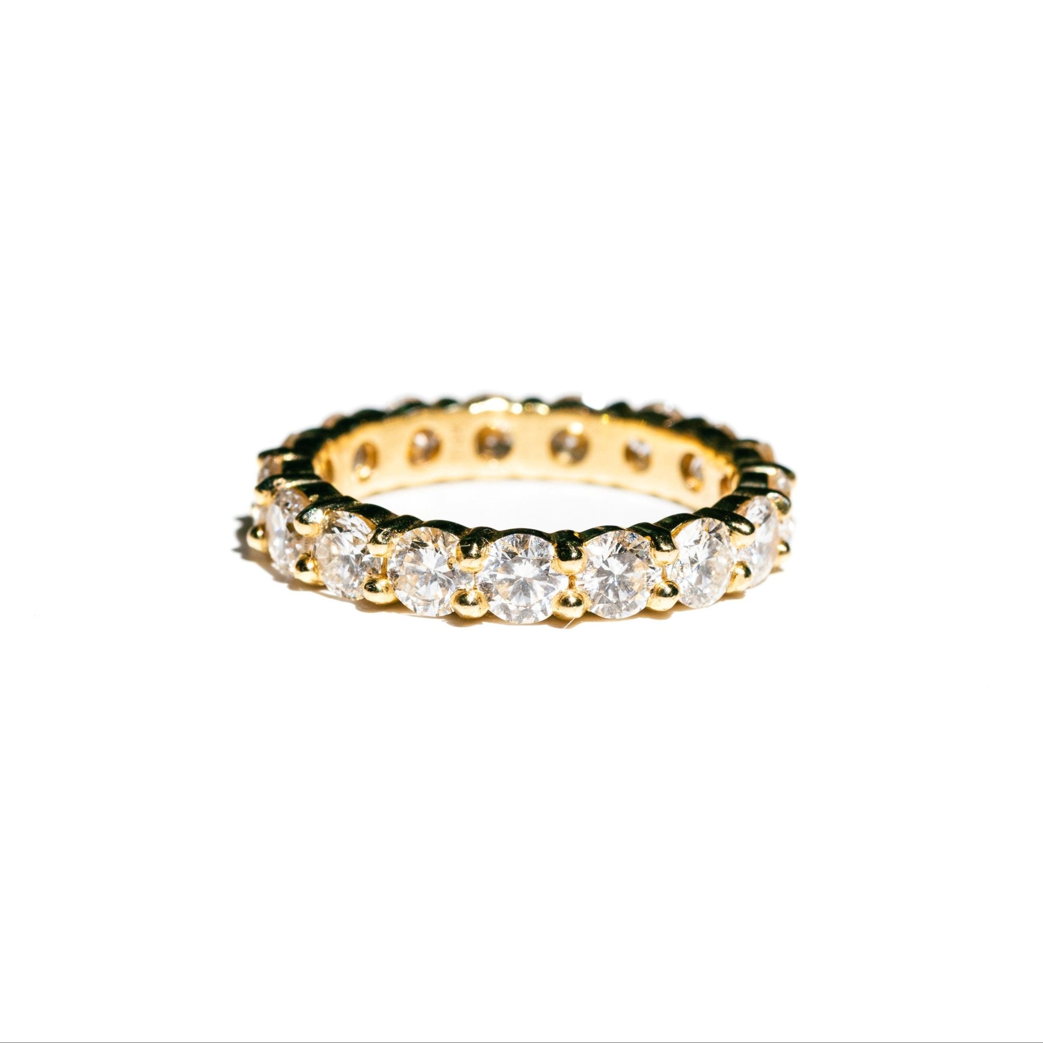 Georgiana Eternity 3mm Round Diamond Wedding Band - MTD
