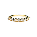 Louise Shared Prong Round Diamond Wedding Band - MTD