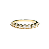 Louise Shared Prong Round Diamond Wedding Band - MTD