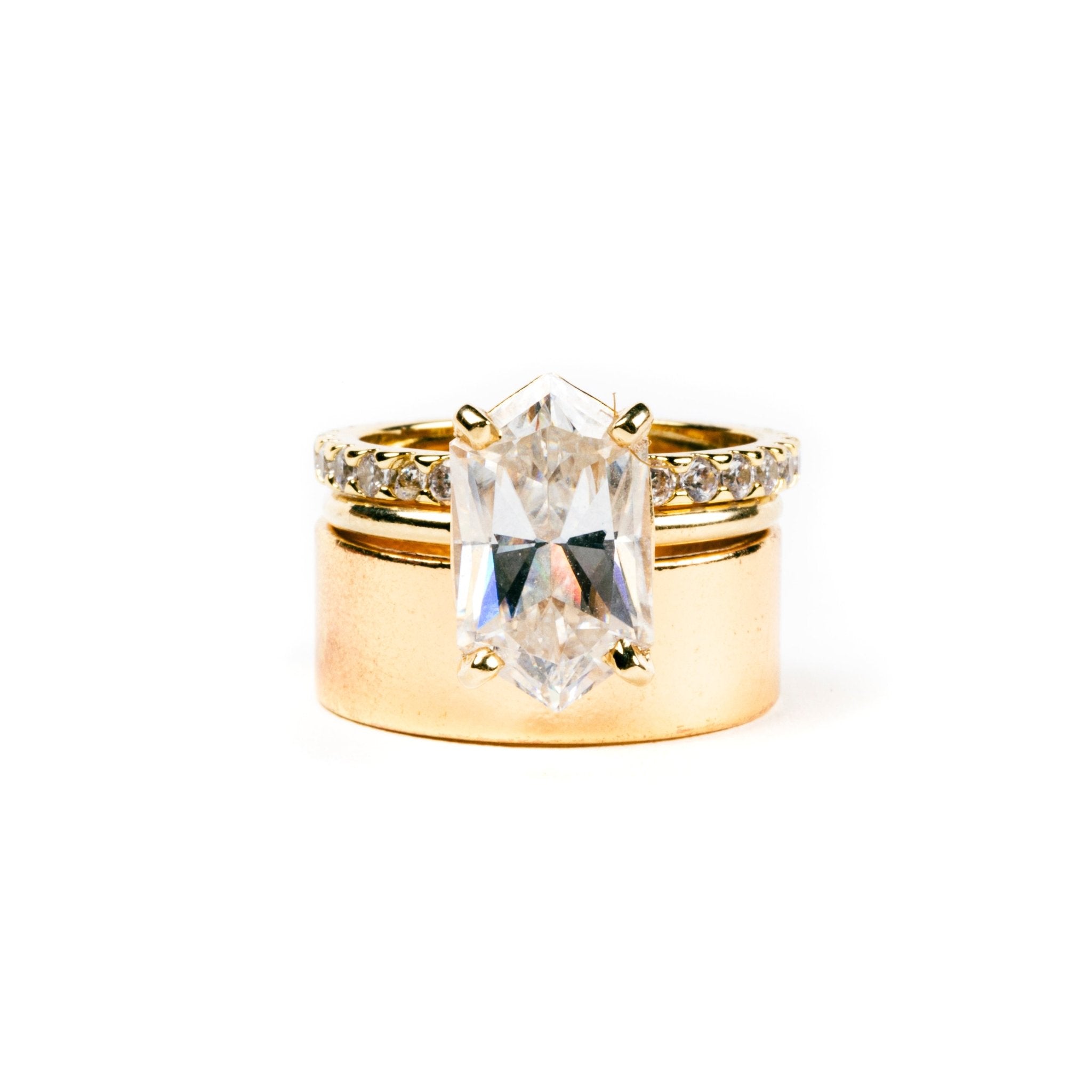 French Set Eternity Band for Stacking Wedding Ring - MTD