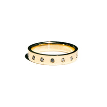 Aspen Flush Set Ombre Diamond Wedding Band - MTD