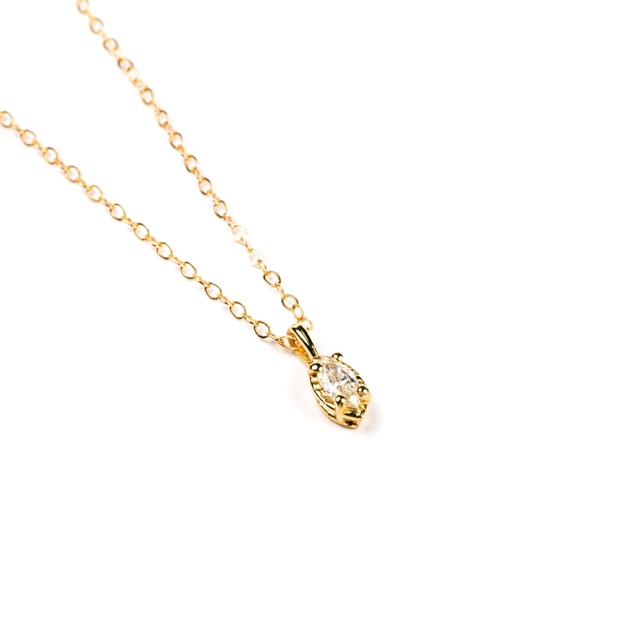Elowyn Marquise Diamond Necklace - MTD