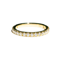 Rhiannon French Set Diamond Wedding Band - MTD