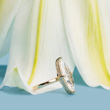 Nova Marquise Lab Diamond Hidden Halo Engagement Ring