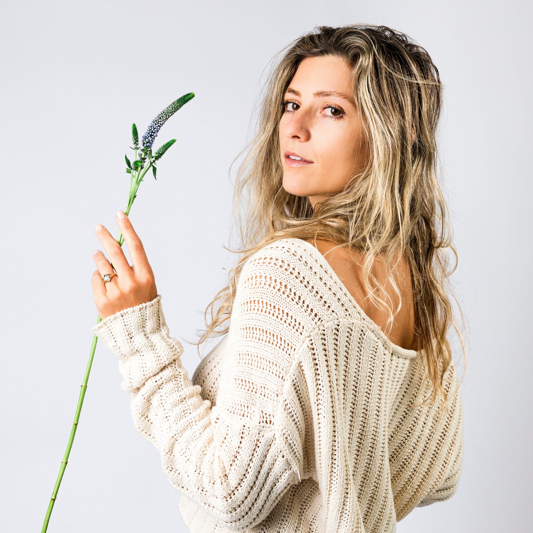 Ocean Breeze Blue Lozenge Sapphire Engagement Ring - MTD