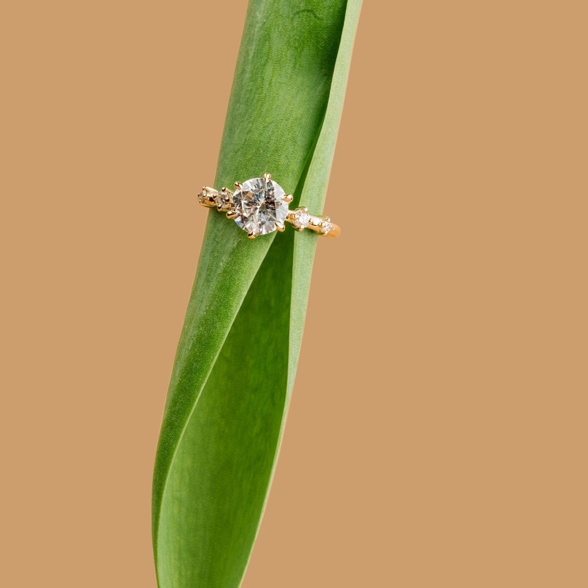 Hope 5 Stone Spaced Diamond Engagement Ring - MTD