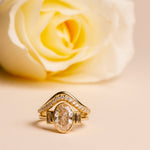 Current Curved Diamond Wedding Band - MTD