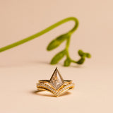 Eliana Diamond V Shape Wedding Band - MTD