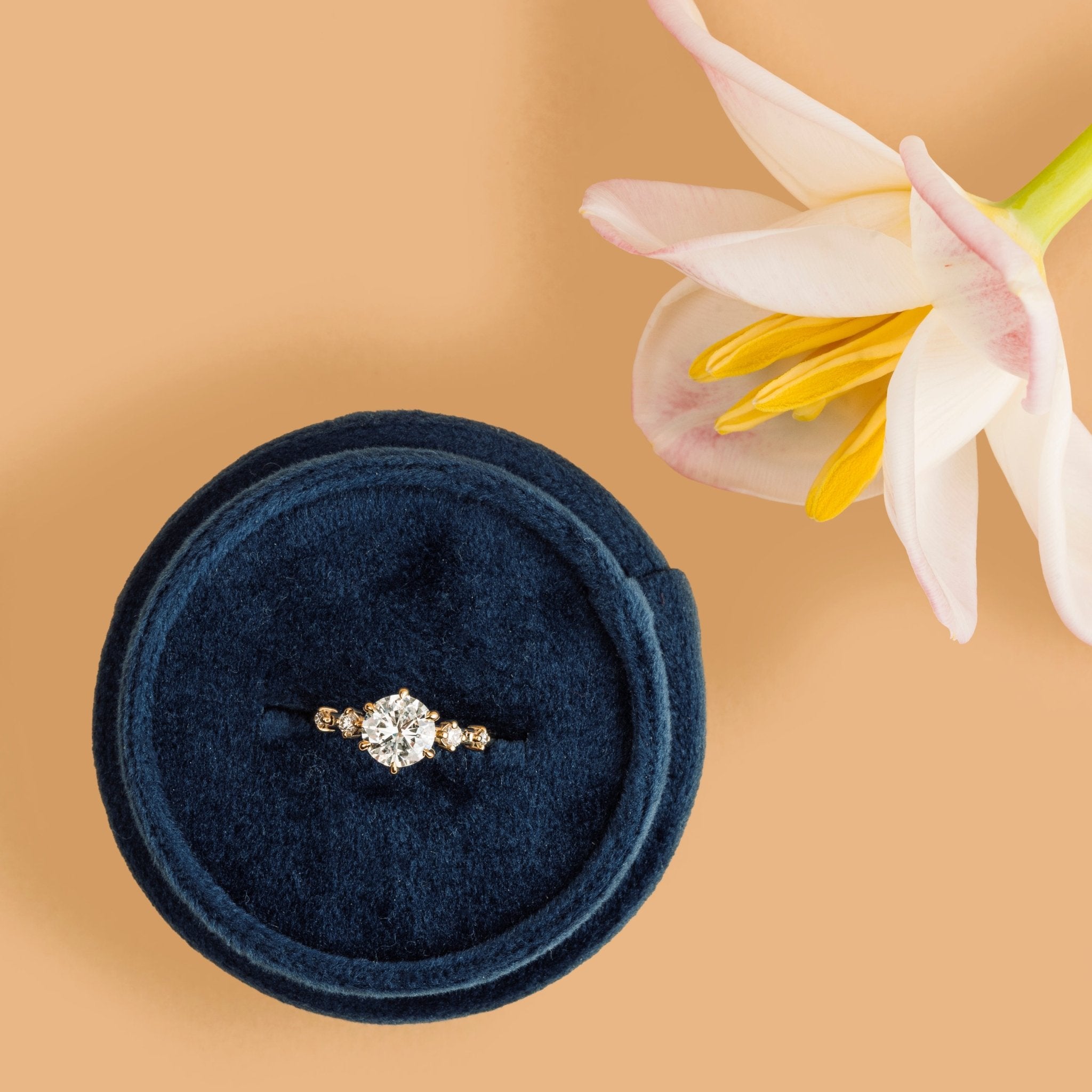 Hope 5 Stone Spaced Diamond Engagement Ring - MTD