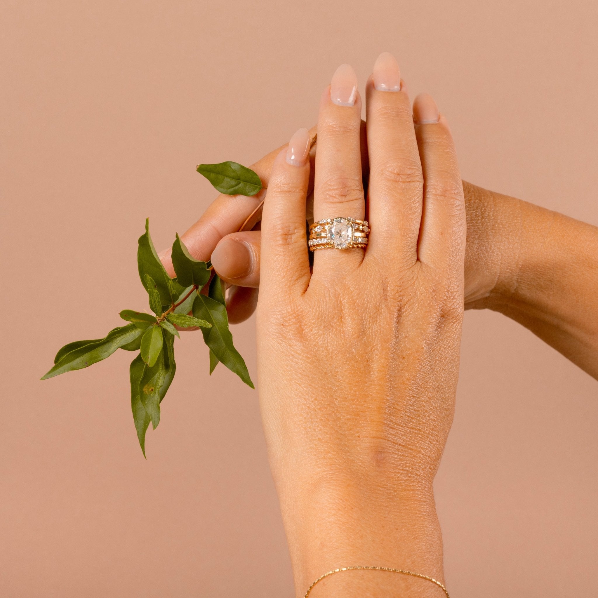 The Ahna Stacking Wedding Band Set - MTD