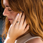 Aspen Flush Set Ombre Diamond Wedding Band - MTD