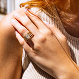 Louise Shared Prong Round Diamond Wedding Band - MTD