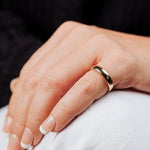 Caspian Sleek European Low Dome Wedding Band - MTD