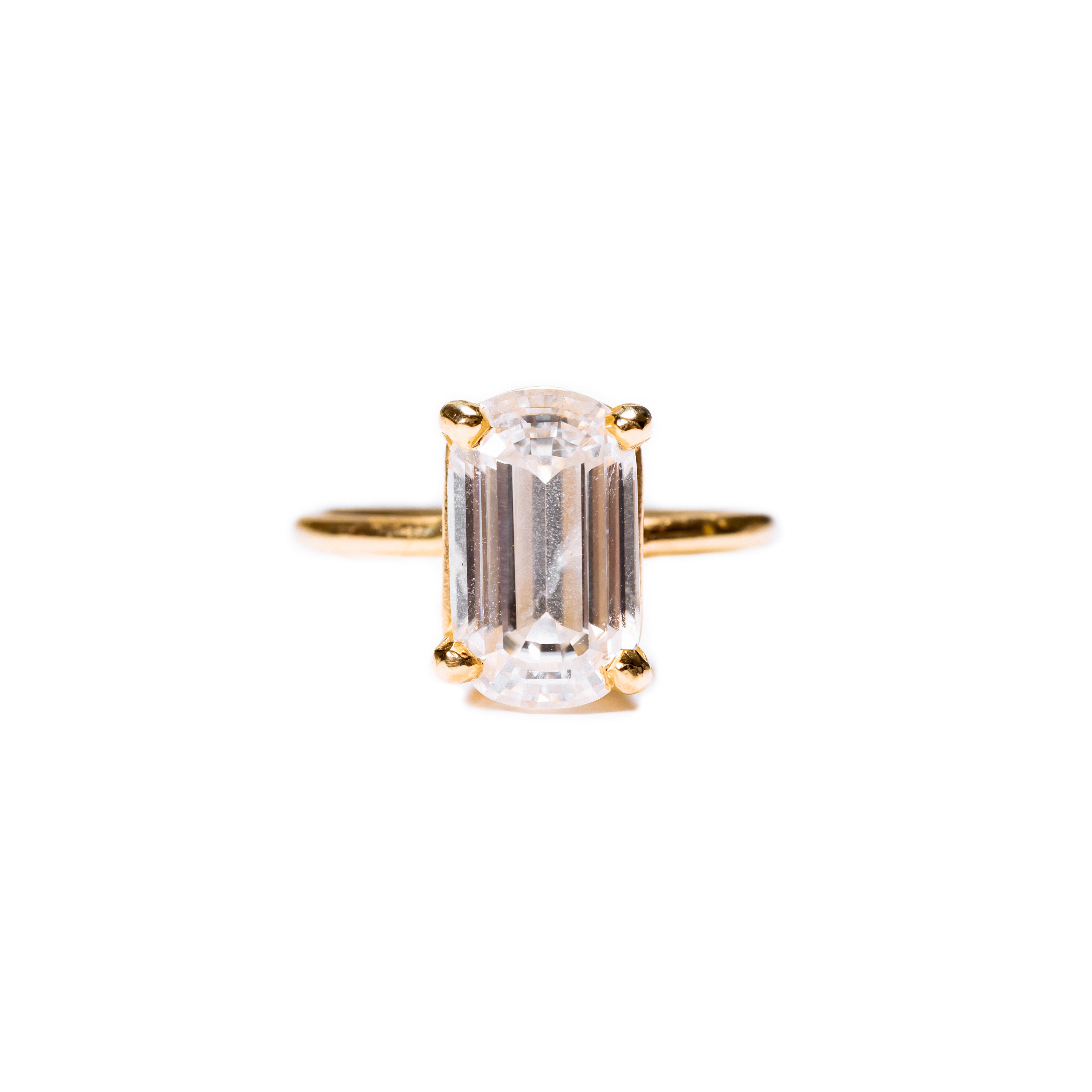 Cut Barrel Rings Barrel Cut Engagement Ring – MTD