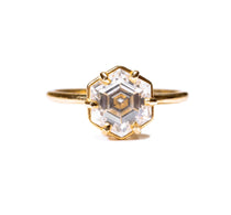 Francoise Hexagon Moissanite Engagement Ring - MTD