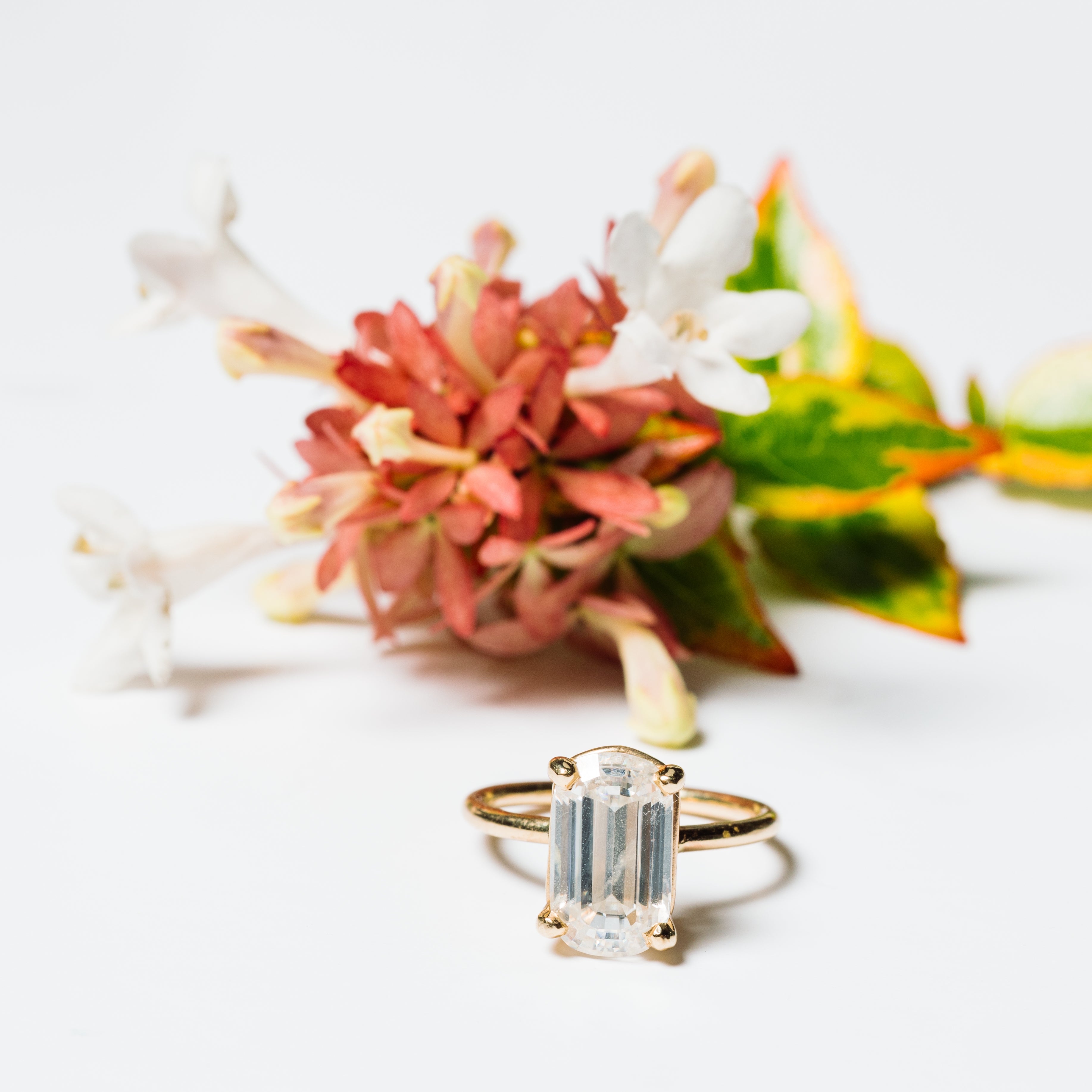 Cut Barrel Rings Barrel Cut Engagement Ring – MTD