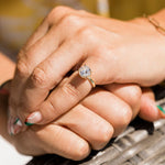 Abriella Antique Cut 2ct Round Diamond Engagement Ring - MTD