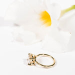 Abriella Antique Cut 2ct Round Diamond Engagement Ring - MTD