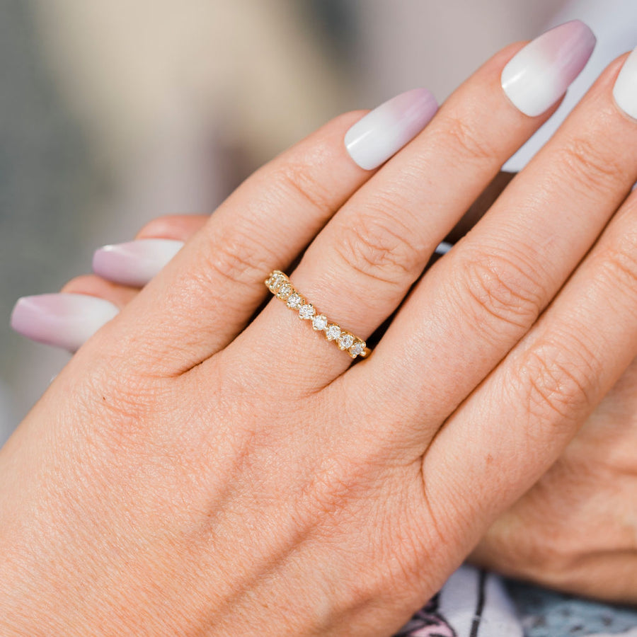 Diamonds in the Sky Wedding Band - MTD