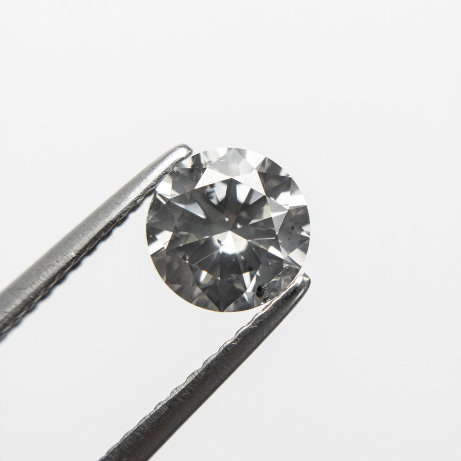 1.06ct 6.53x6.50x3.97mm SI2 Grey Round Brilliant 18462-01 - Misfit Diamonds
