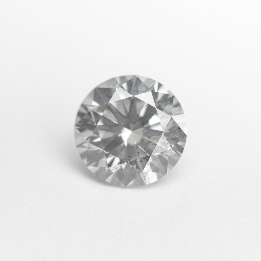 2.10ct 8.18x8.15x5.06mm SI3 Fancy Grey Round Brilliant 19417-01