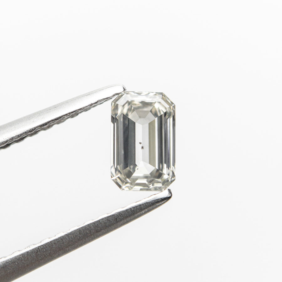 0.53ct 5.68x3.68x2.28mm SI2 Fancy Grey Cut Corner Rectangle Step Cut 19923-27 - MTD