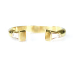Open Shank Tapered Baguette Stacking Wedding Band - MTD